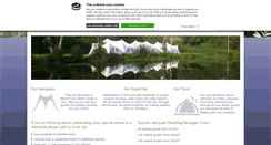 Desktop Screenshot of gpmarquees.co.uk